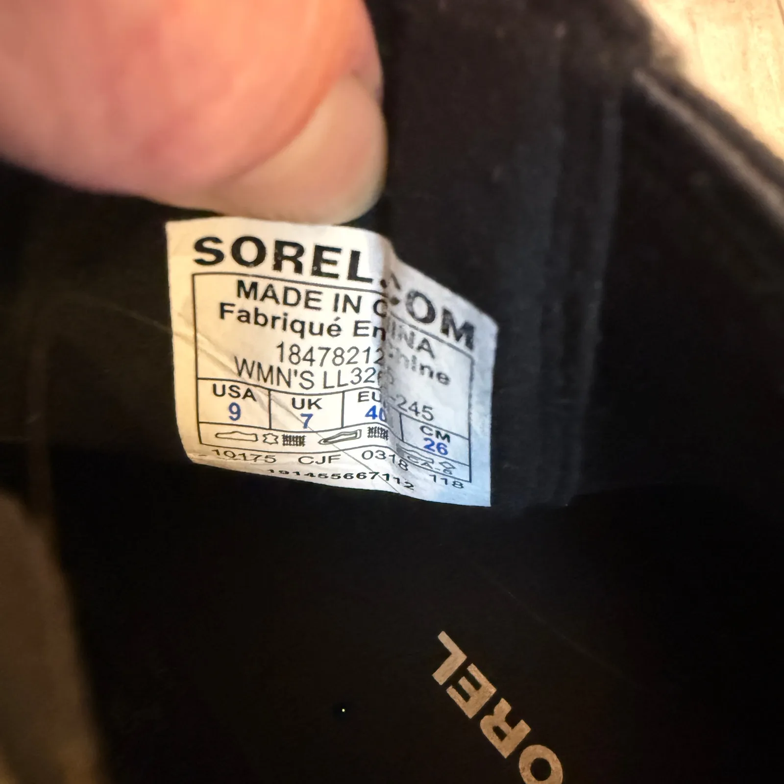 Sorel Womens 9 Joan Of Arctic Wedge II Chelsea Boot Leather LL3266-245 Ankle - Image 6