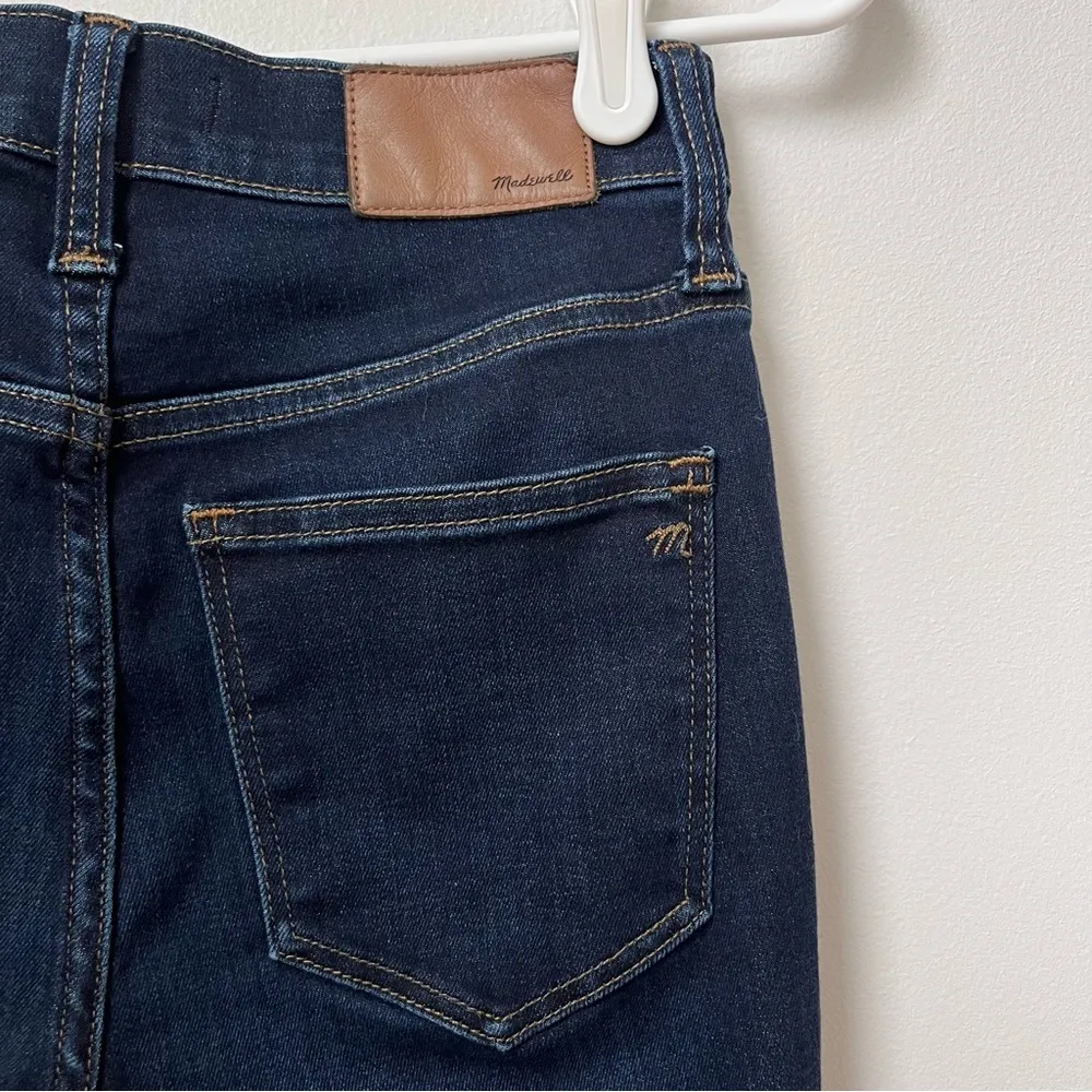 Madewell 9” Mid-Rise Skinny Jeans Women's Size 26 Dark Wash - Image 12