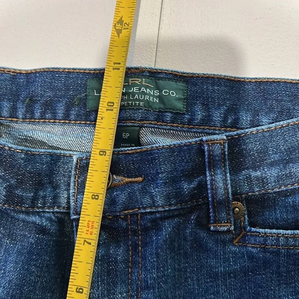 Lauren Ralph Lauren petite women’s size 6 Capri jeans Blue - Image 3