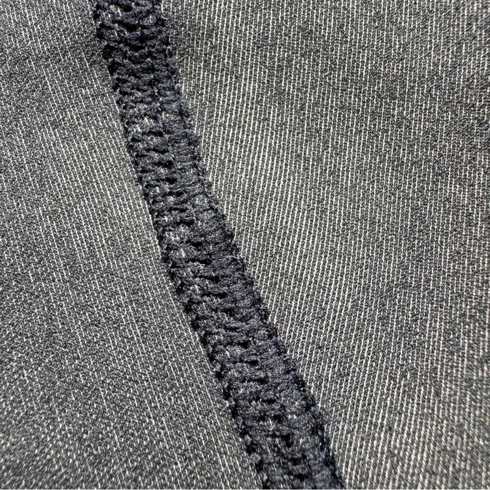 Thick Spandex Black Nude Insulated Fleece Leggings with Feet L - Image 7