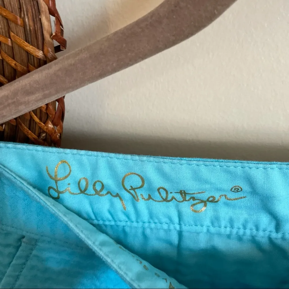 Lilly Pulitzer Buttercup Stretch Shorts in Pool Blue - Image 7
