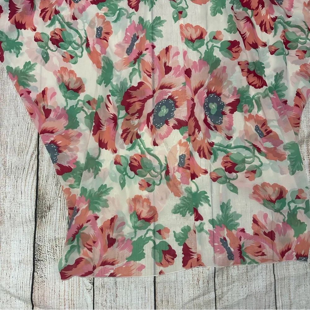 Victoria’s Secret vintage floral lace beaded kimono robe - Image 10