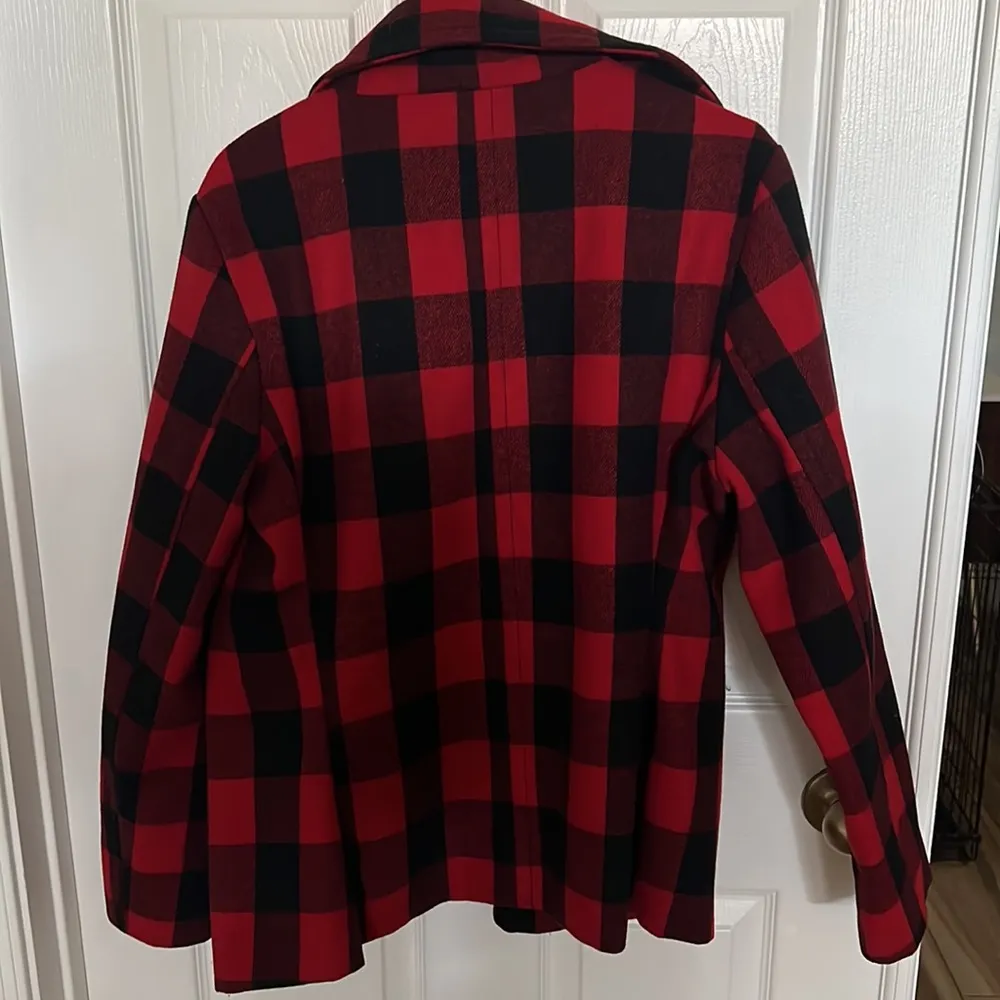 Gap Buffalo plaid peacoat - Image 2