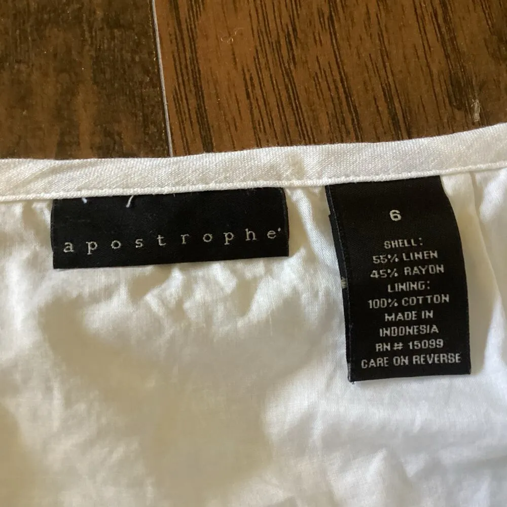 Apostrophe Linen Blend Skirt - Image 3