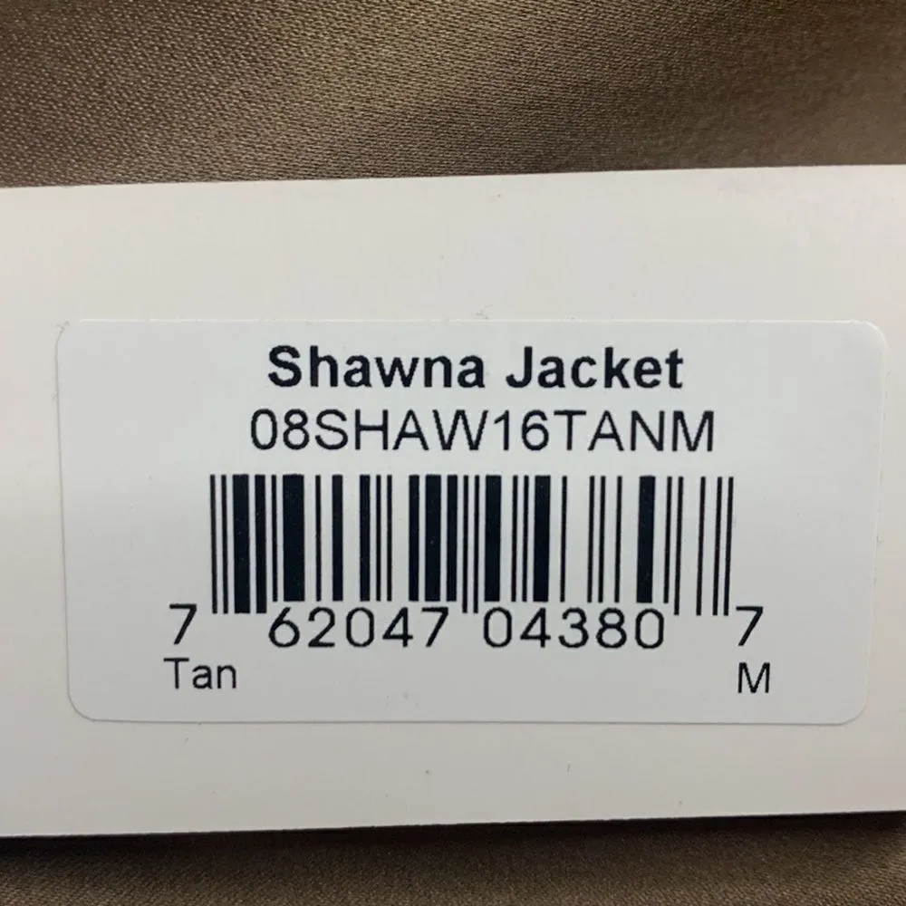 Union Of Angel Tan Fringe Faux Brushed Suede Shawna Jacket Size Medium - Image 9