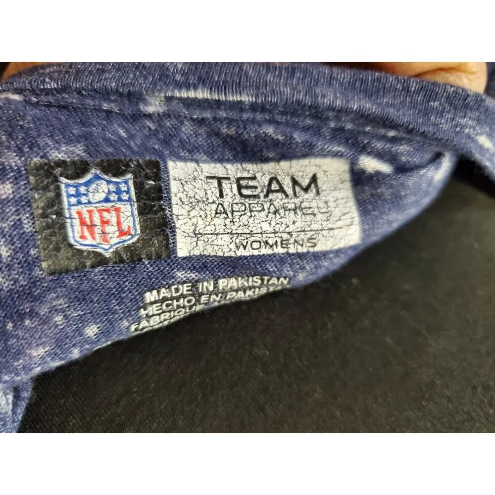 Team Apparel NFL Patriots Blue Cotton Crew Neck Long Sleeve Casual Sweat Shirt M Size M - Image 8