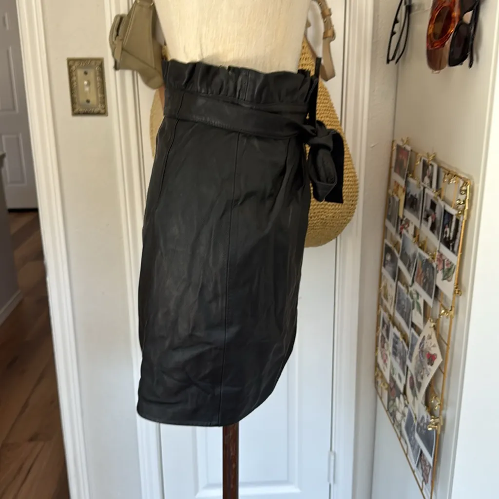ba&sh jupe luna leather skirt - Image 13