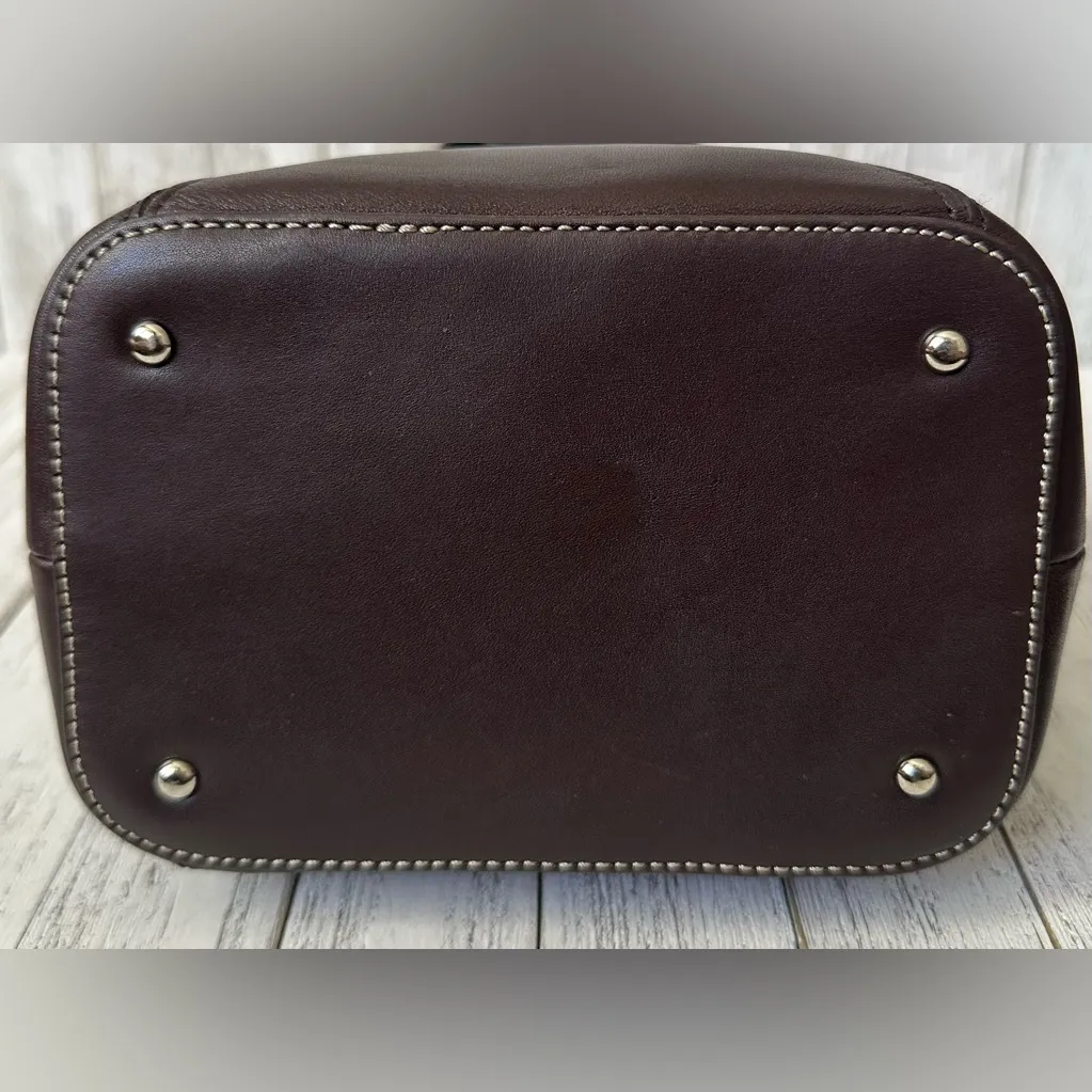 Ann Taylor All Leather Tote Handbag - Image 7