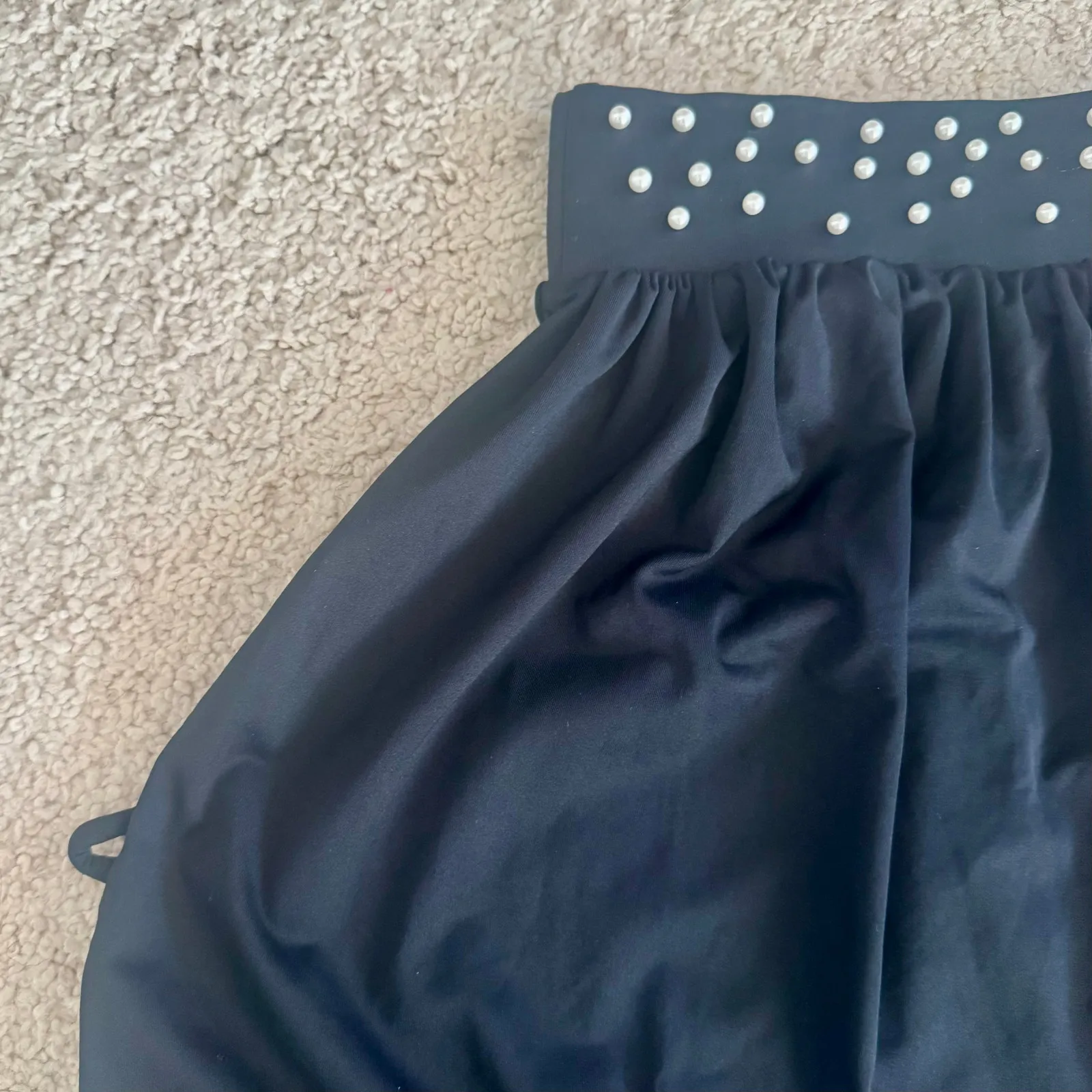 VTG Juicy Couture Beach Royalty Skirt Swim Cover Pearls Sz L - Image 10