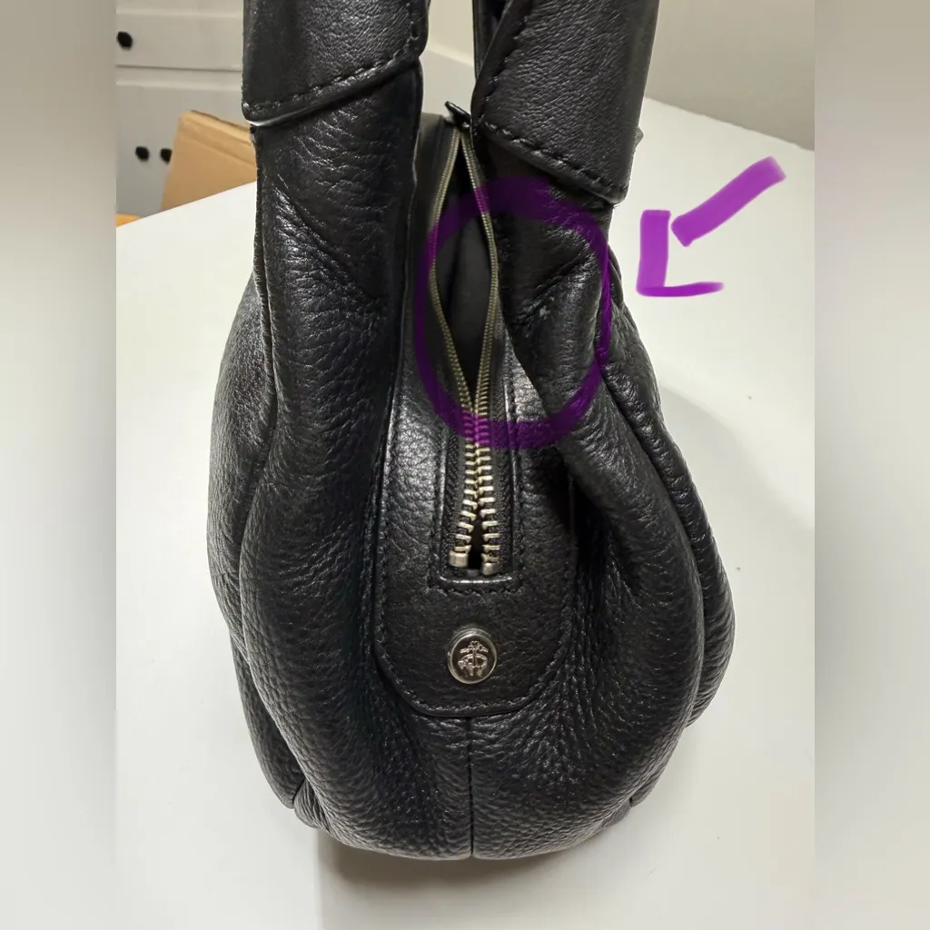 BROOK BROTHERS Elegant Black GENUINE LEATHER Women's Bag 🐑 - Image 13