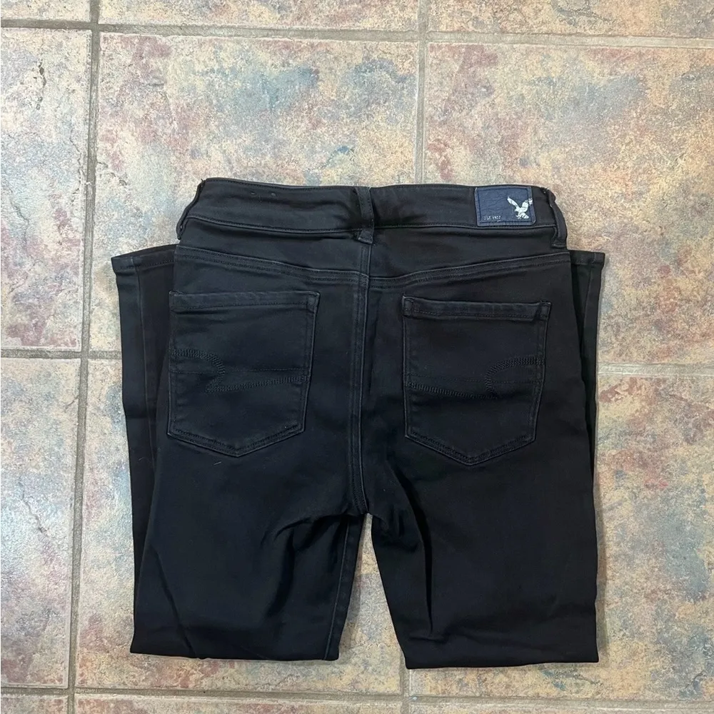 american eagle | high rise crop jeggings | size 4 - Image 7