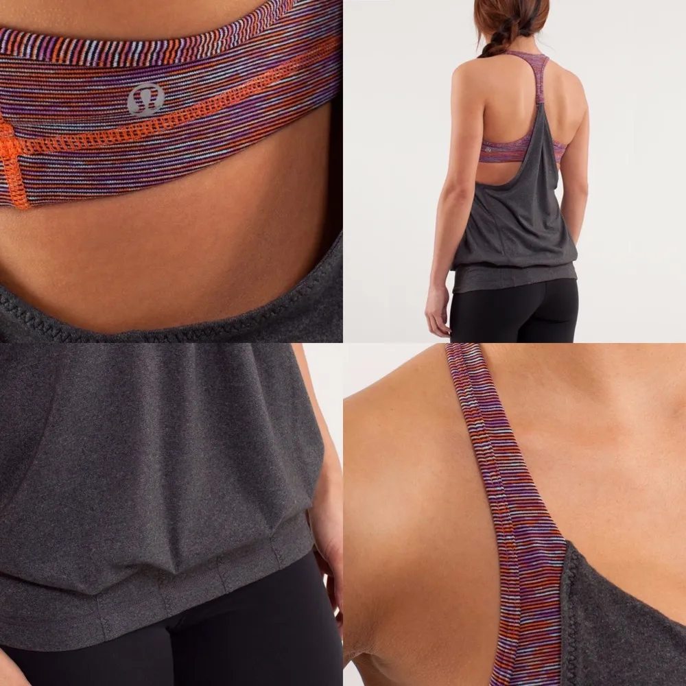 Lululemon Deep Coal Wee Are Free From Space Practice Freely Tank Top 6 - Image 7