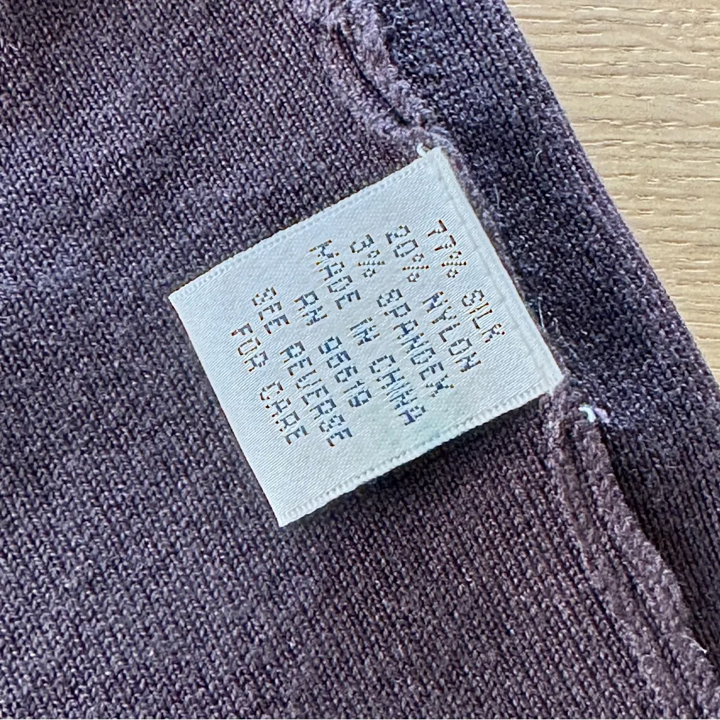 Vintage 90s Y2K Silk Blend Babydoll Tank top Sz L Brown Cream Animal Print - Image 11