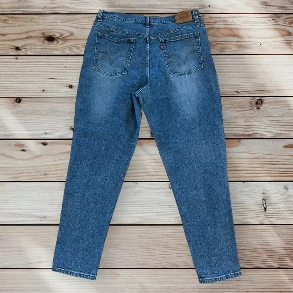 Levi's 512‎ Women's Slim Fit Tapered Jeans Blue Size 16MIS - Image 3
