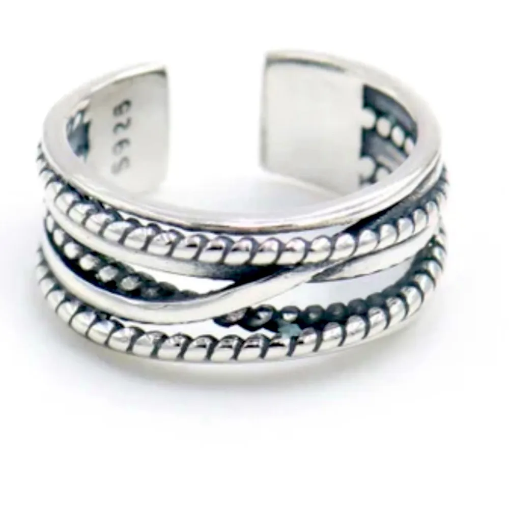 NEW 925 Sterling Silver Adjustable Ring‎ - Image 12