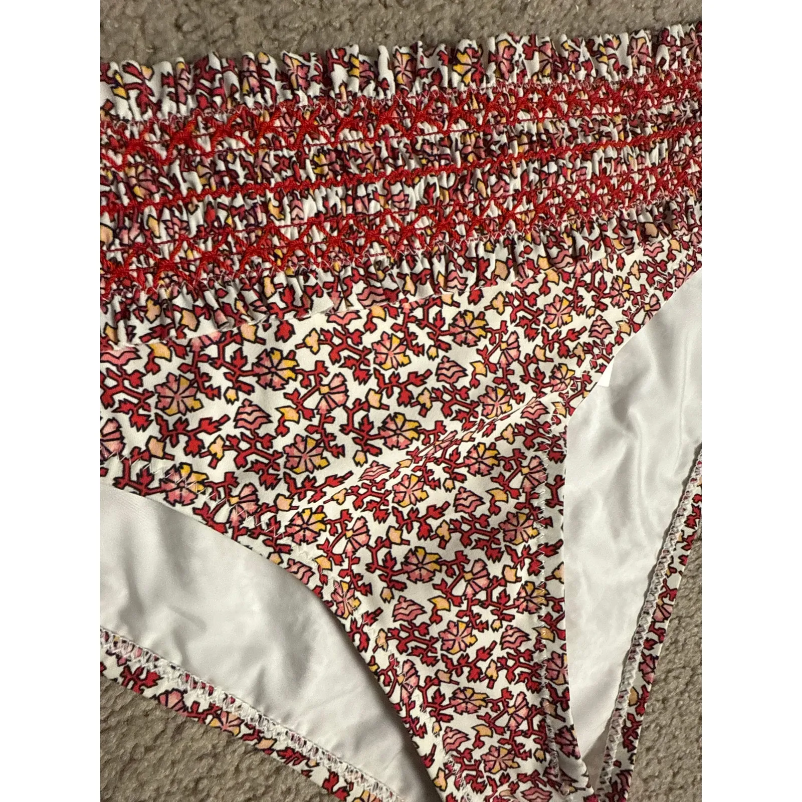 Tory Burch Costa Bikini Set Wild‎ Pansy Mini Size Large - Image 7