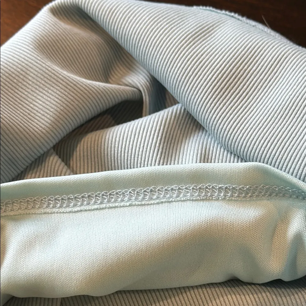 LE LIS Cannon Beach Sky Blue Midi Dress Size Medium - Image 12