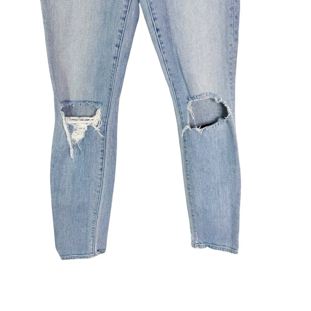 MOTHER Denim x Miranda Kerr Easy Does It Jeans High Rise Light Wash Wash Size 24 Blue - Image 6