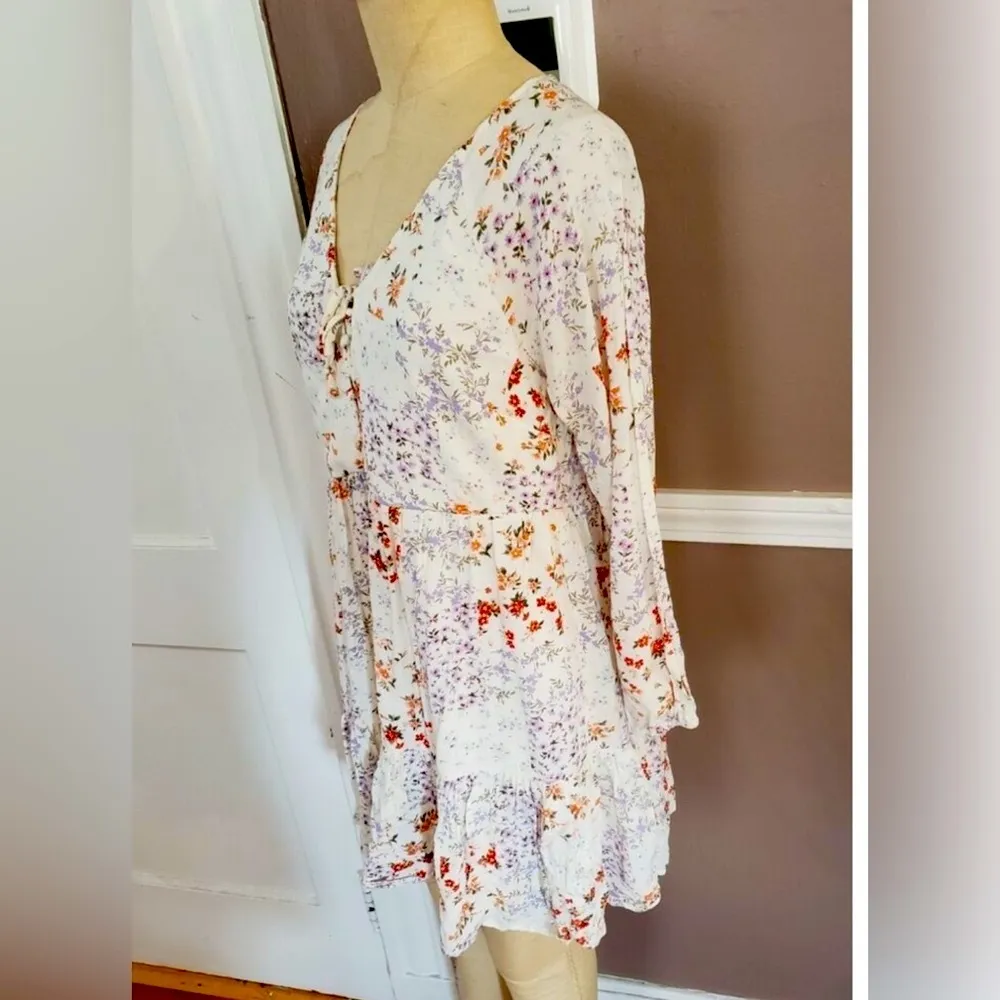 American Eagle  floral midi dress size S like new condition - Image 2