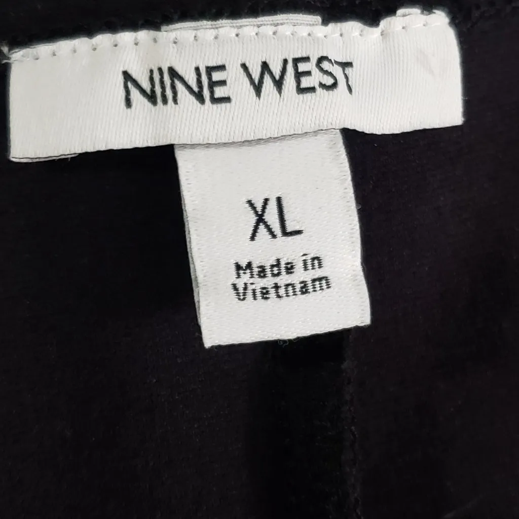 Women’s Nine West Black Cap Sleeve Sheath Dress XL - Image 5