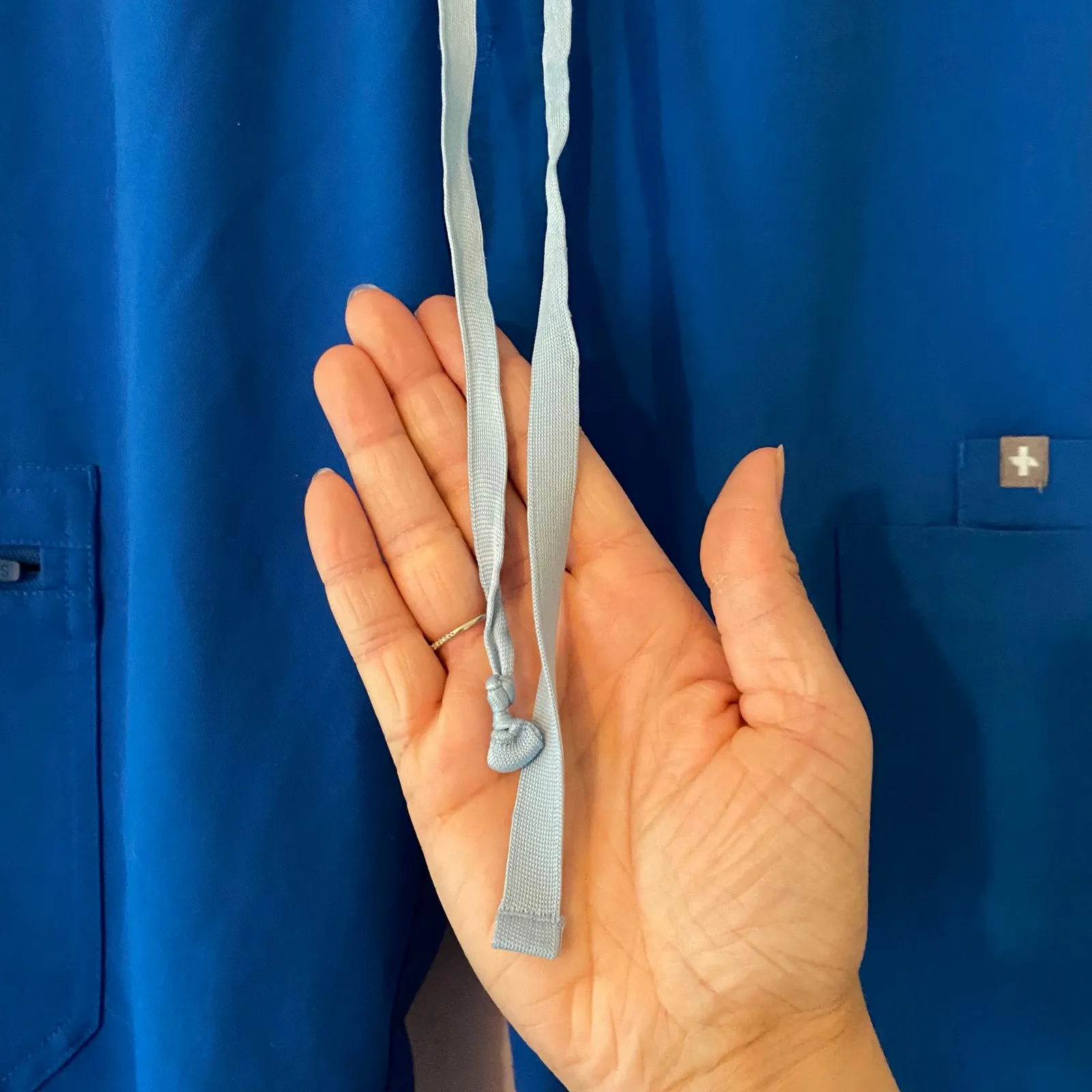 FIGS Women's size Small Tall Royal Blue Yola Skinny High Waisted Scrub Pants - Image 10