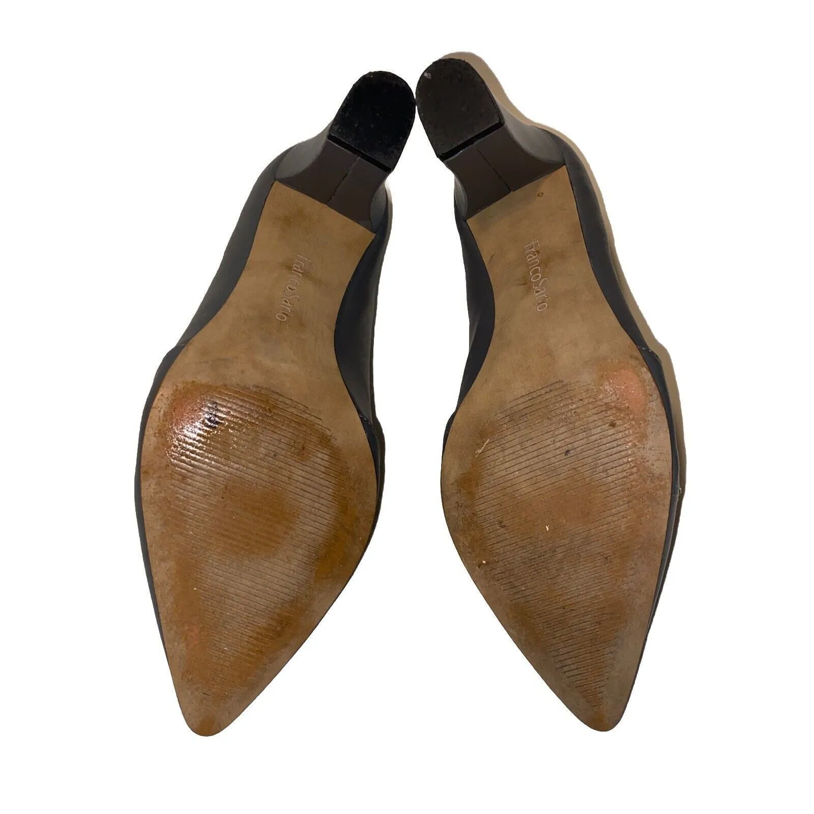 Franco Sarto Abree Slate Grey Leather Pump 8M Office  Dressy 8.5 - Image 9