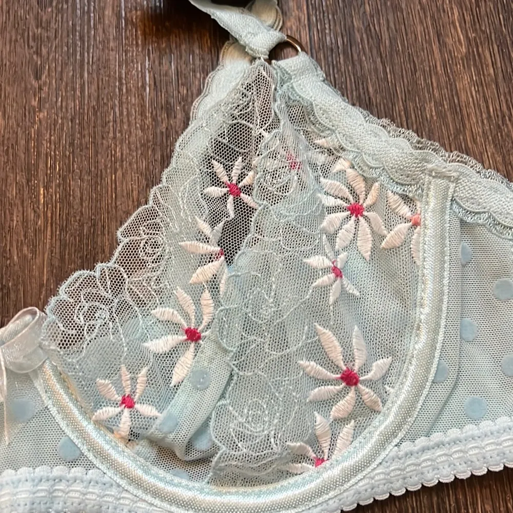 Lounge  Fleur Balcony Bra Blue - Image 2