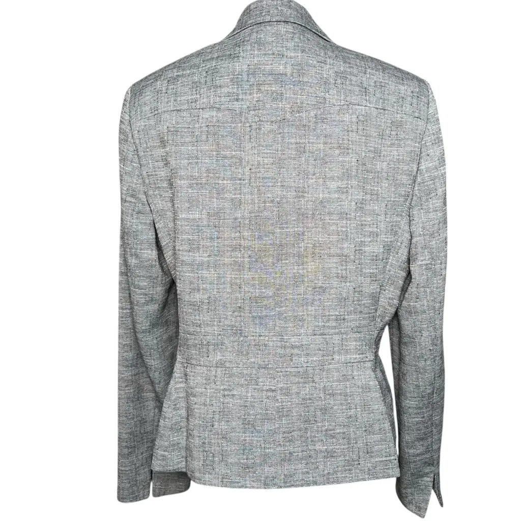 EUC Le Suit Separates Grey Women’s Suit Jacket Size 10 - Image 3