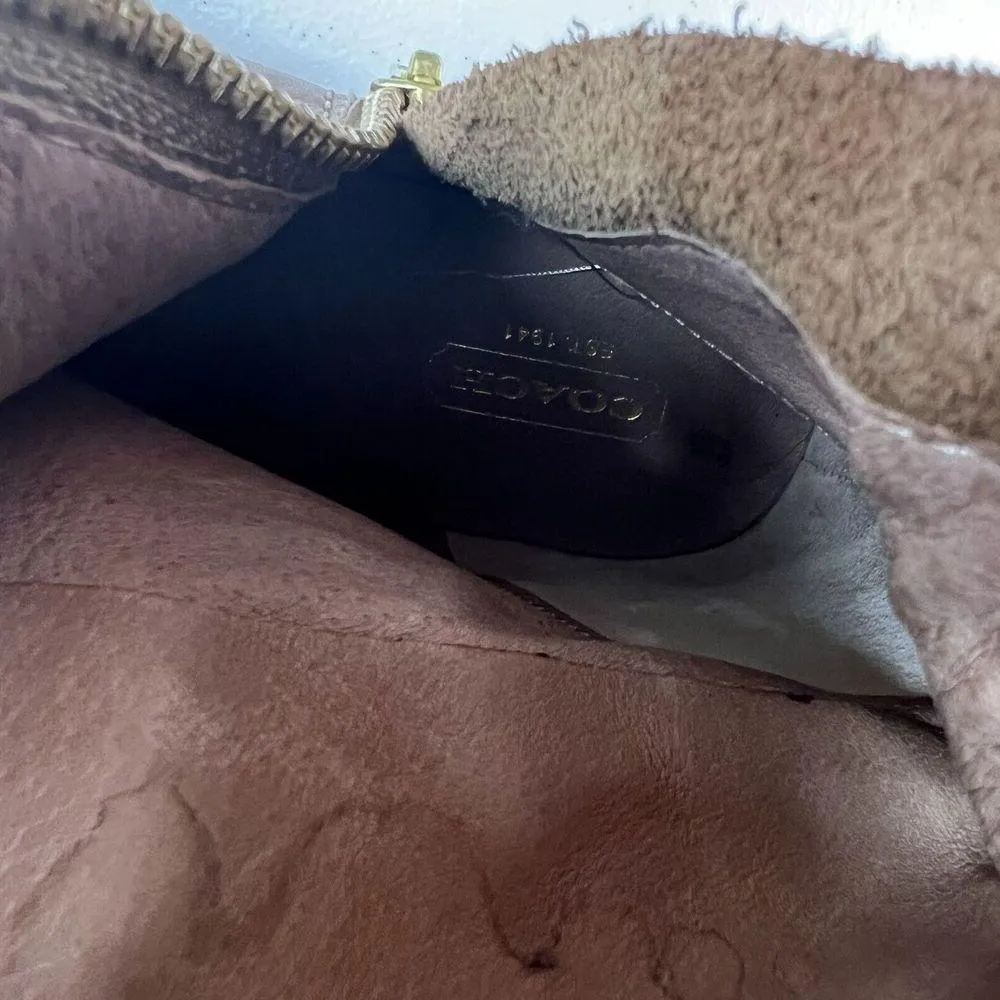 Coach Size 7 Boots Laguna Leather Knee High Tall Horse Riding Equestrian Women's - Image 9