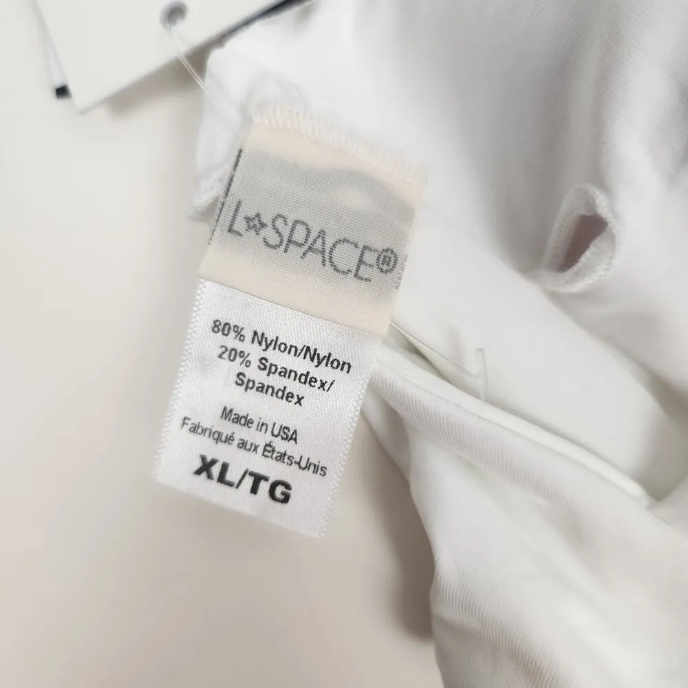 L*Space x Tessa Brooks Sammie Bikini Top White Size XL NWT - Image 4