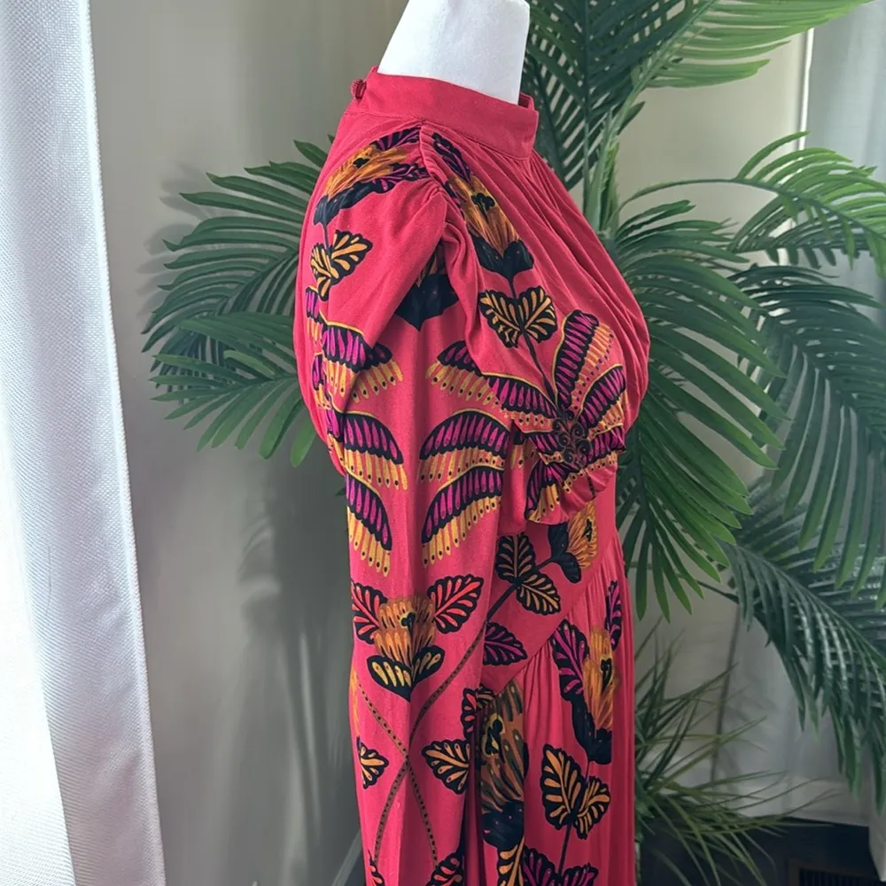 FARM RIO Blush Living Bloom High Neck Maxi Dress, Size X-Small, $265 - Image 10