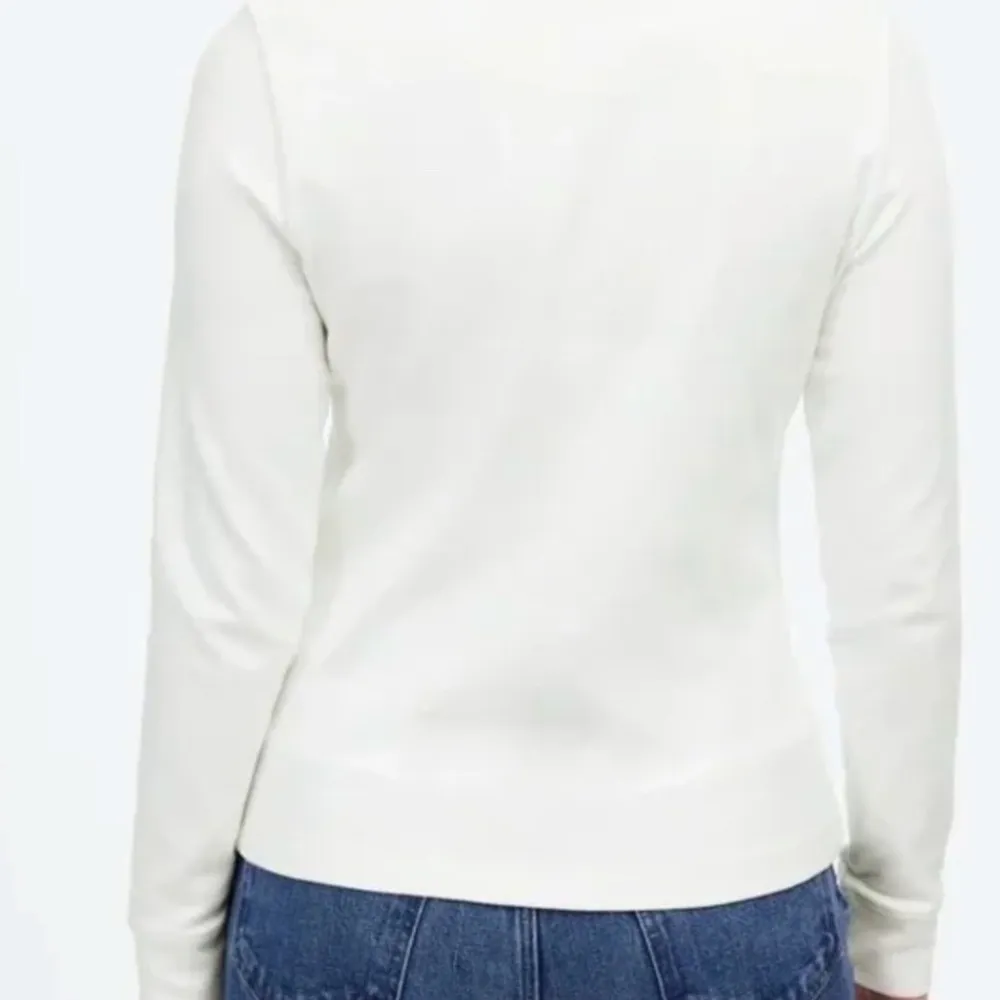 NWT Madewell Ribbed Button-Front Cardigan Size XS in white cotton casual preppy - Image 3