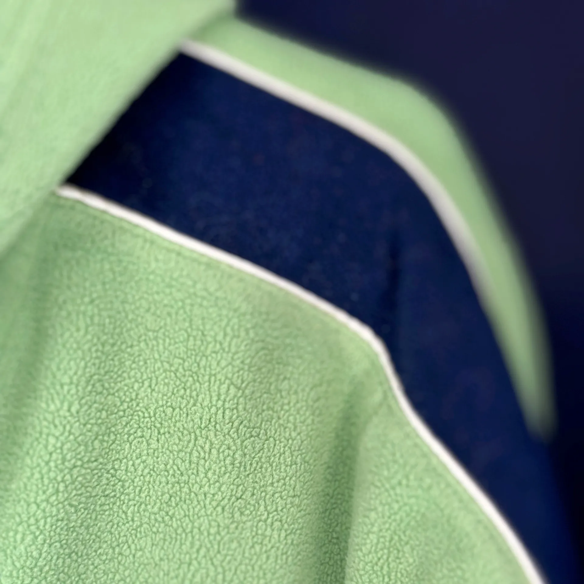 Spring Green Fleece Zip Up Hoodie - Image 4