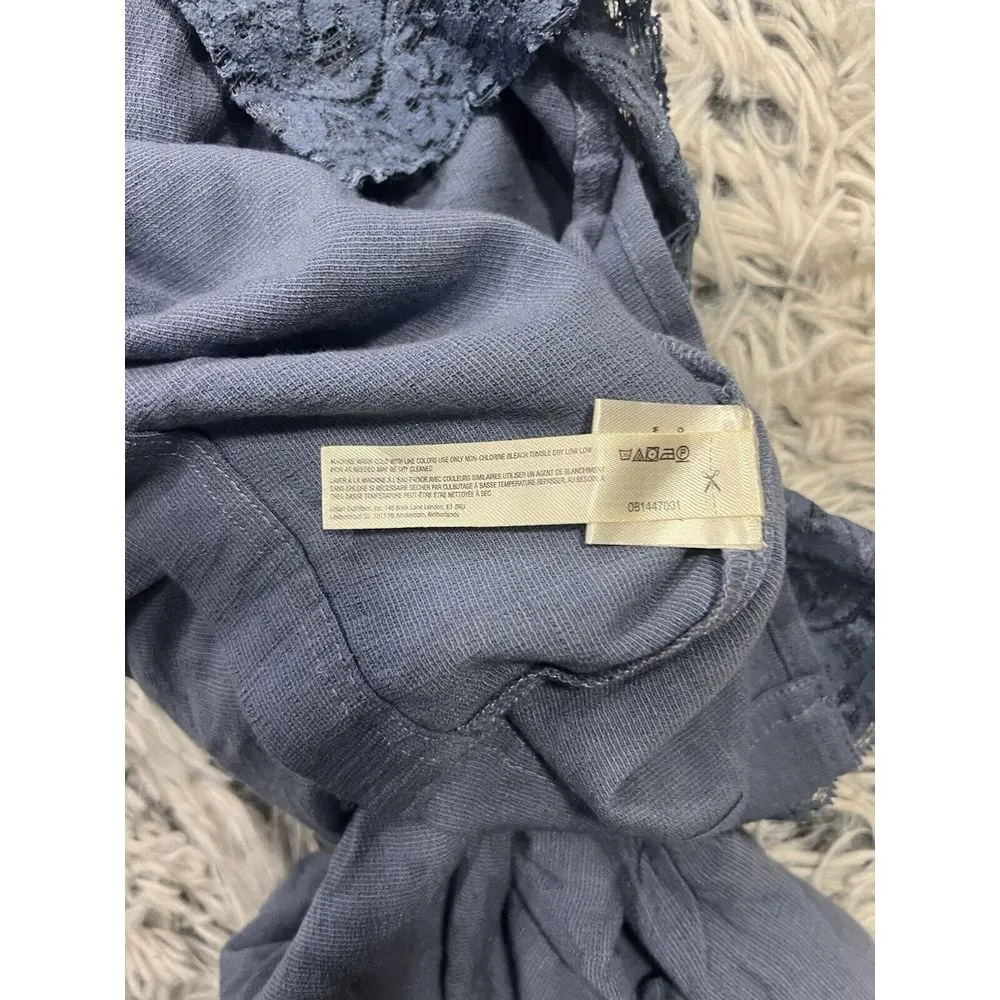 New Intimately FREE PEOPLE  Size Small Blue Halter Dress Women‎ - Image 4