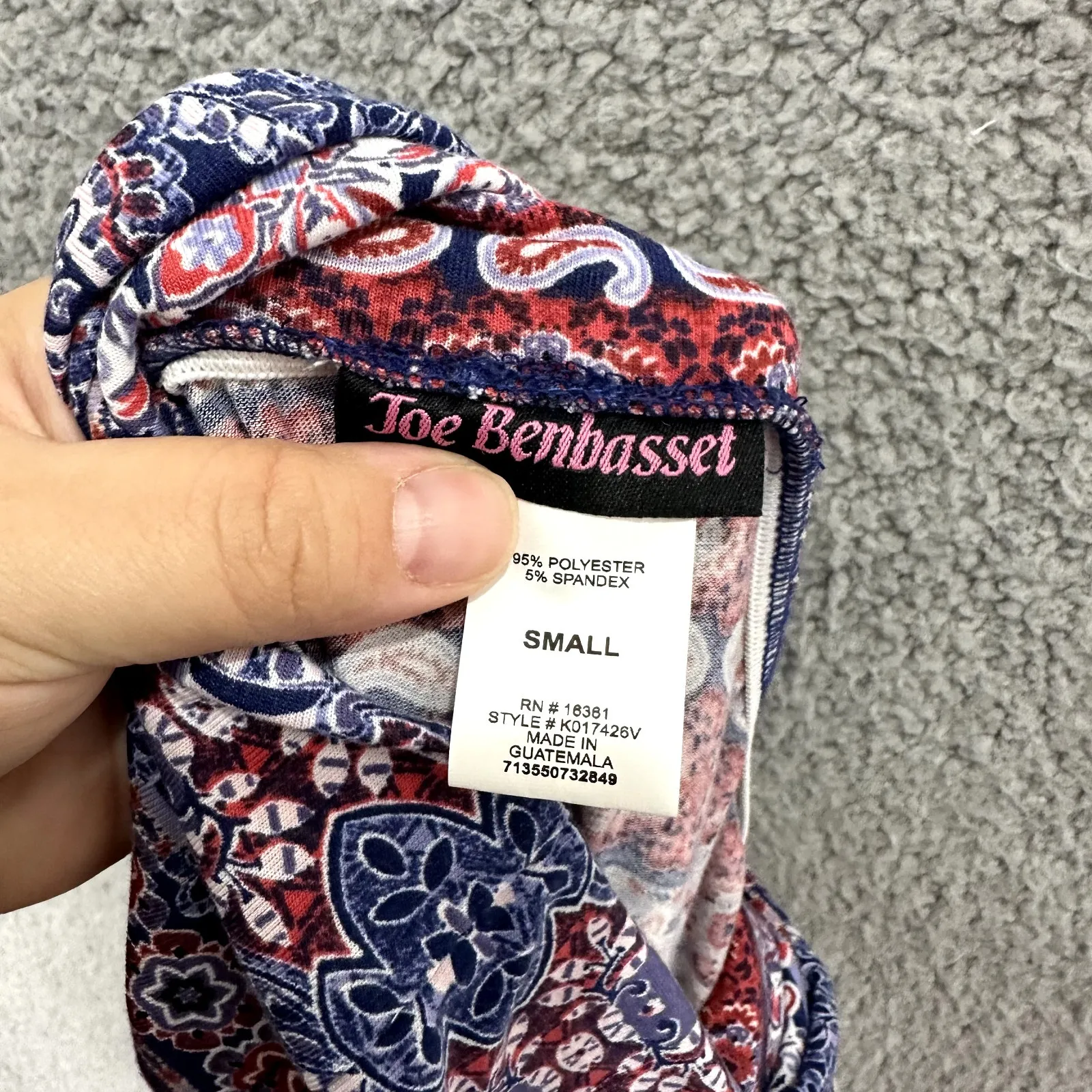 Joe Benbasset Skirt Small Boho Paisley High Slit Festival‎ Y2K Stretch Indie - Image 4