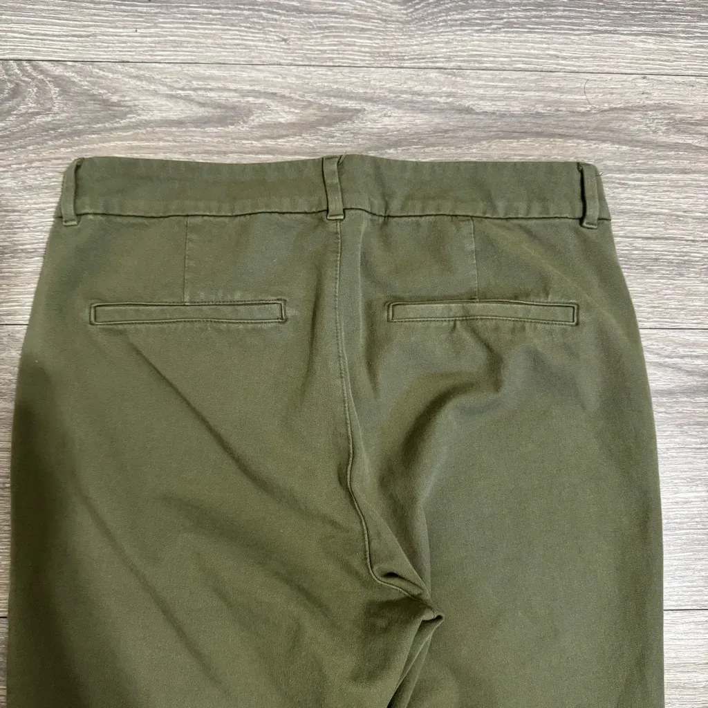Old Navy Women Olive High Rise Pixie Never Fade Stretchy Skinny Pants Size 6 - Image 11