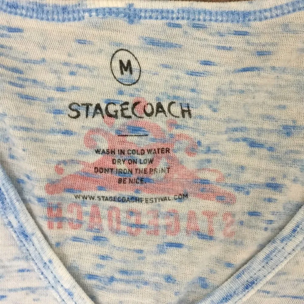 Stagecoach Festival “Country Princess” Burnout Top Size M - Image 2