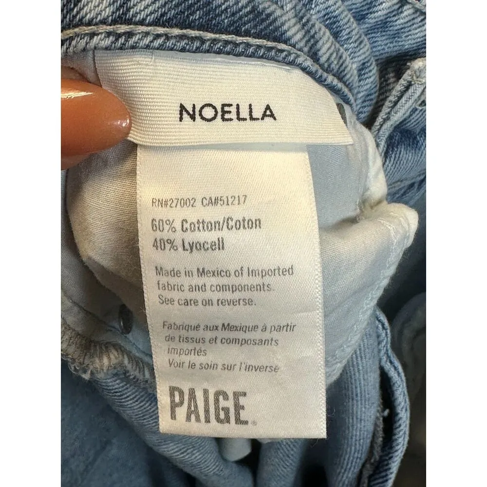 Paige Women's W6770 Size 27 Blue Denim Relaxed Noella Straight Leg Jeans NWT - Image 8