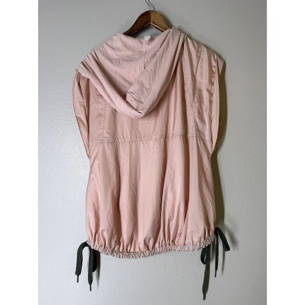 Anthropologie Daily Practice Pink Cinched Vest Womens Sz M Gorpcore Outdoors - Image 6