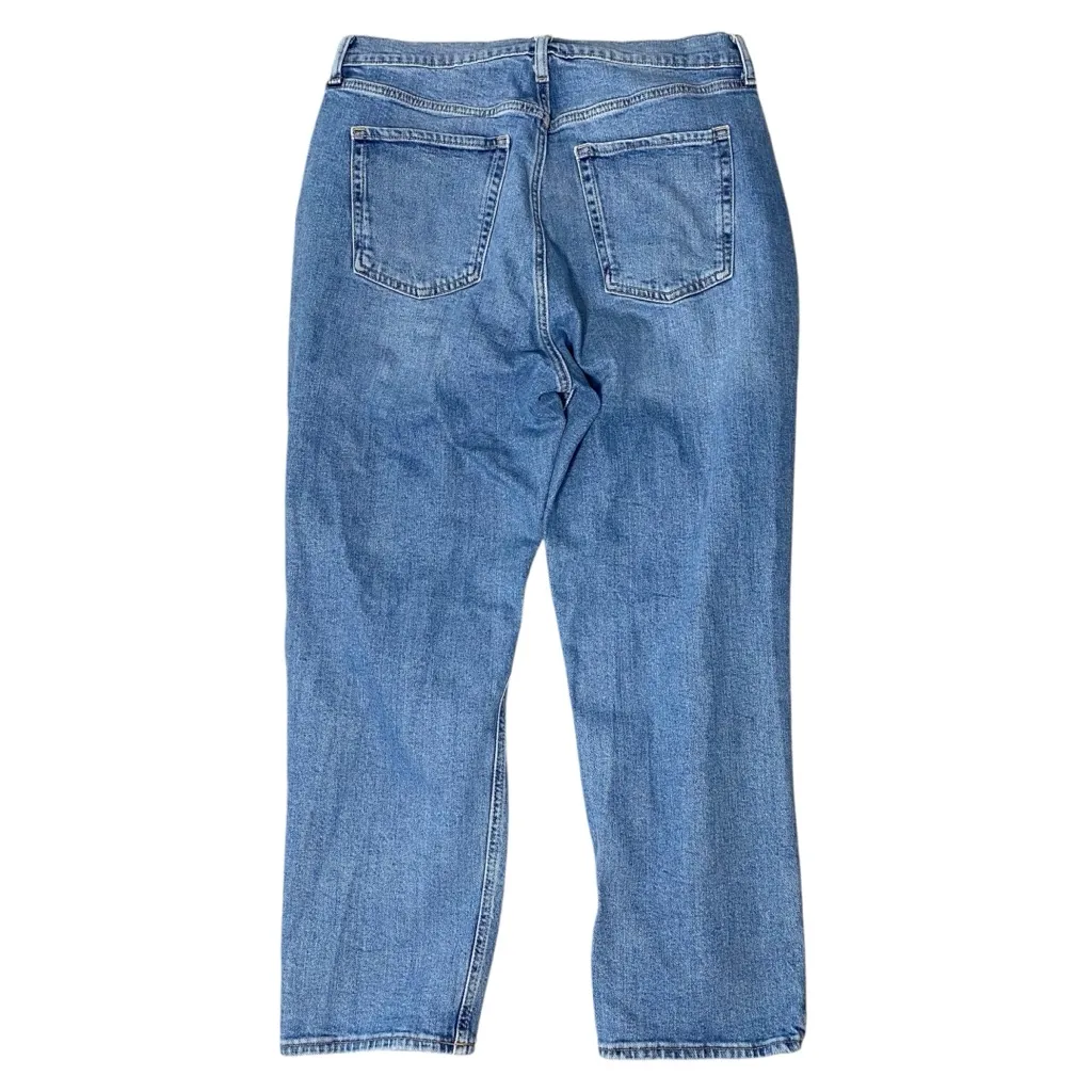 OLD NAVY Extra High Rise Curvy Sky Hi Straight Jeans - Image 2