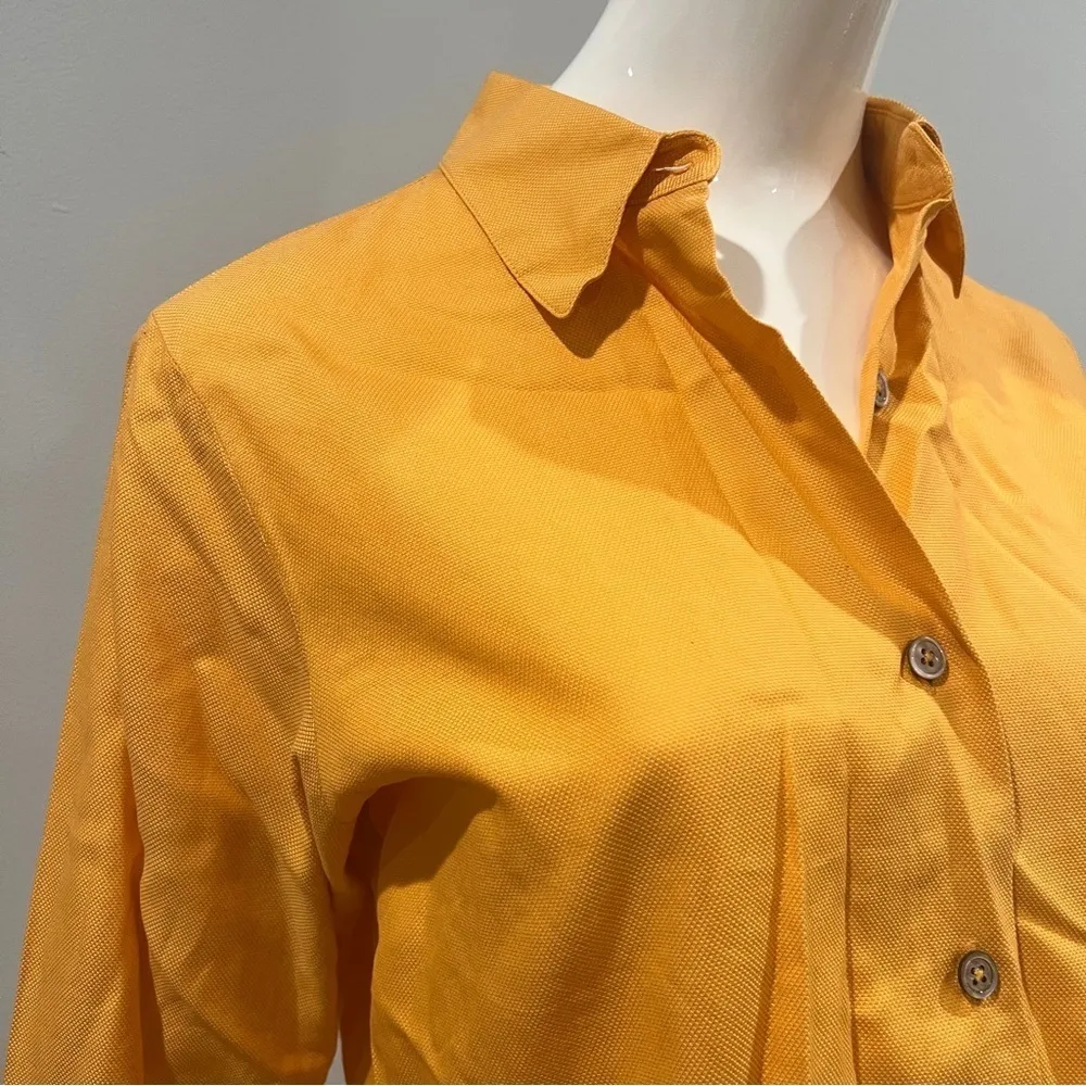 Linda Allard Ellen Tracy Cotton Button Down Blouse - Image 3