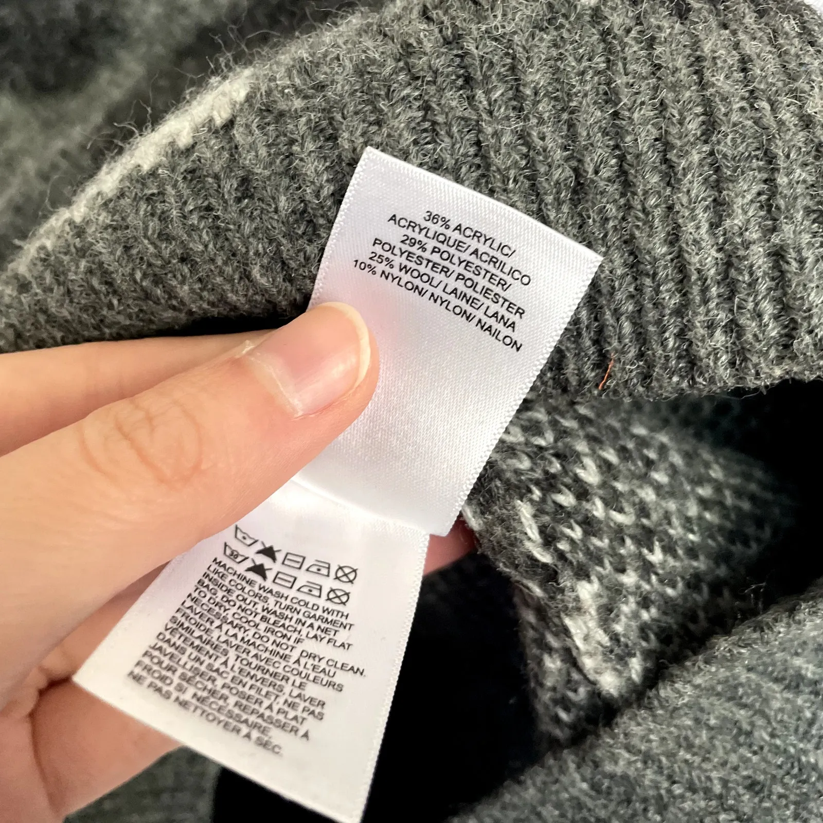 Lucky Brand wool leopard print pullover knit sweater women's size M soft comfort - Image 4