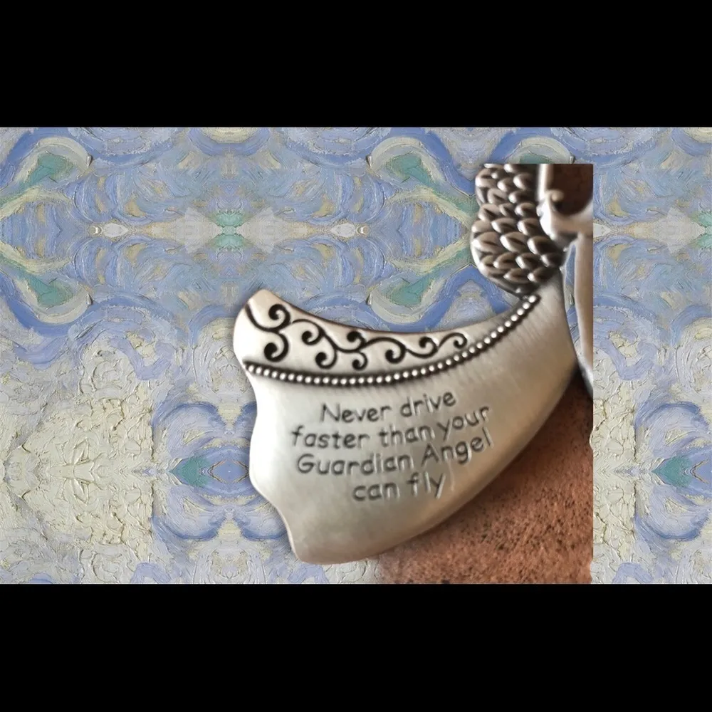 Pewter Keychain Angel - Image 2