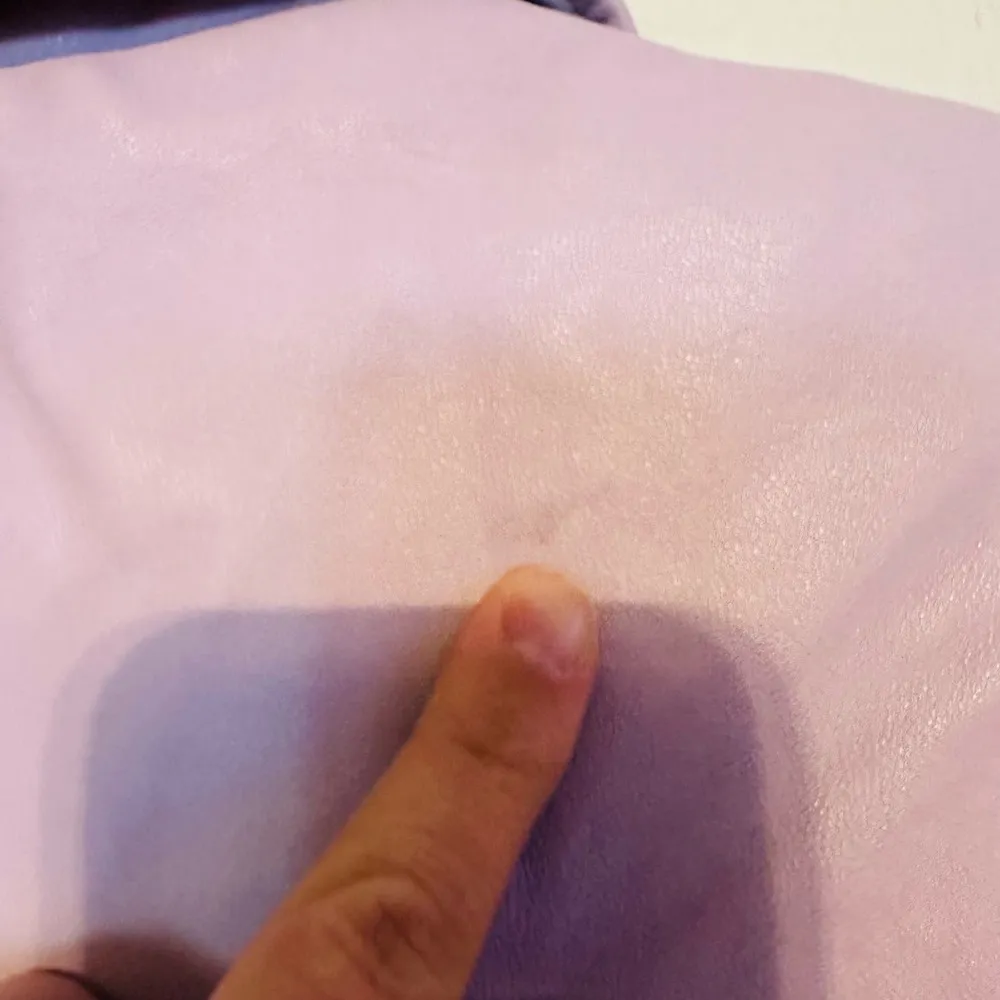 MACKAGE Women's Sandy Genuine Lilac Lamb Leather Moto Jacket Size Small - Image 9