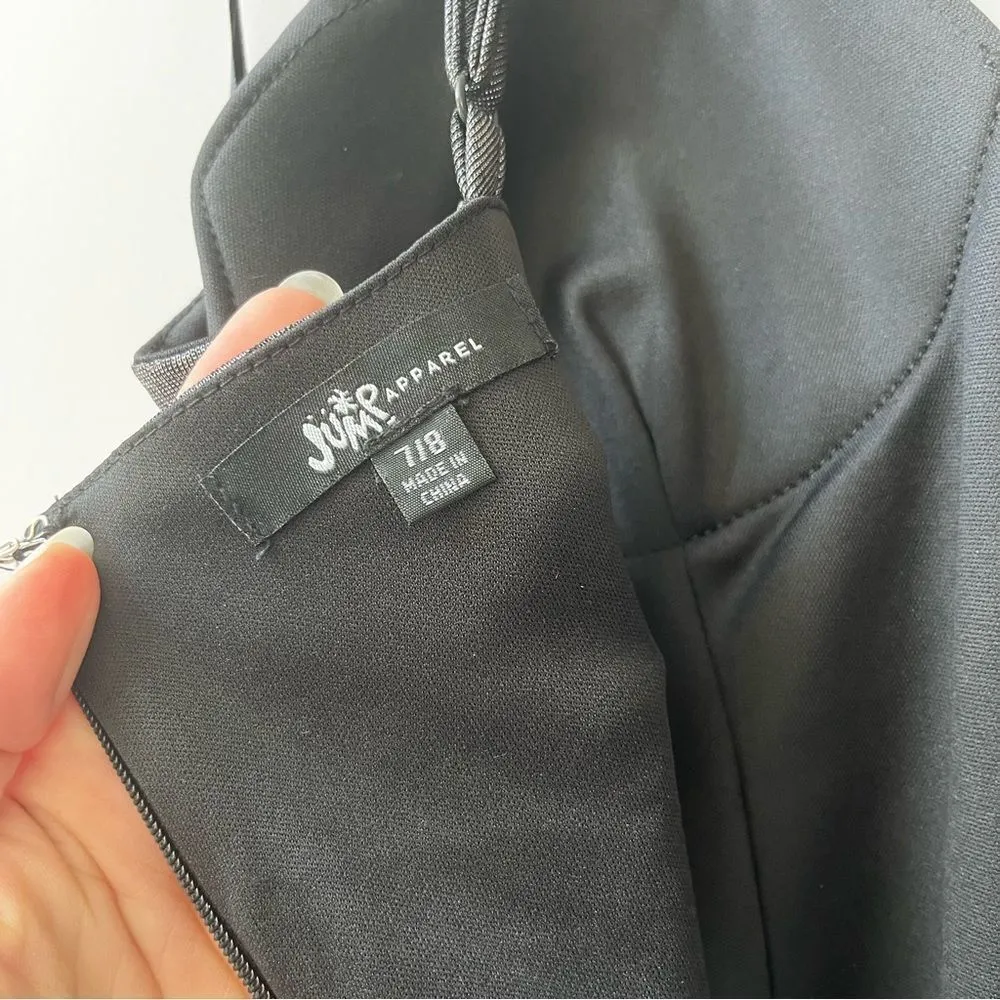 Jump Apparel Metallic Wrap Mini Dress Size 7/8 - Image 6