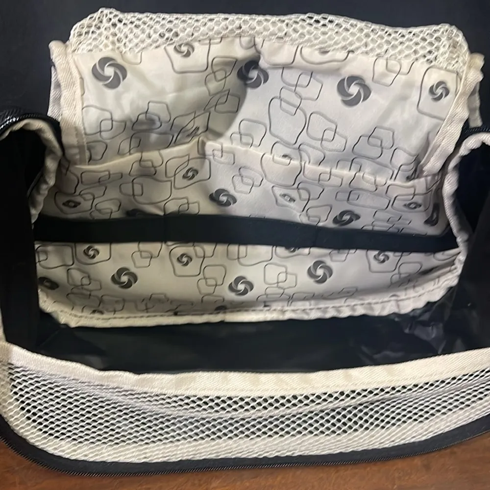 Samsonite toiletry bag black nylon 8x11 - Image 7