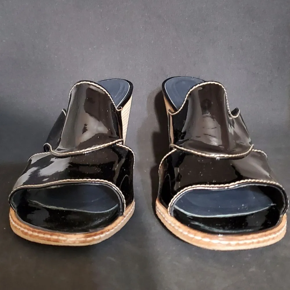 Stuart Weitzman Black Patent Leather Heels (9.5) - Image 2