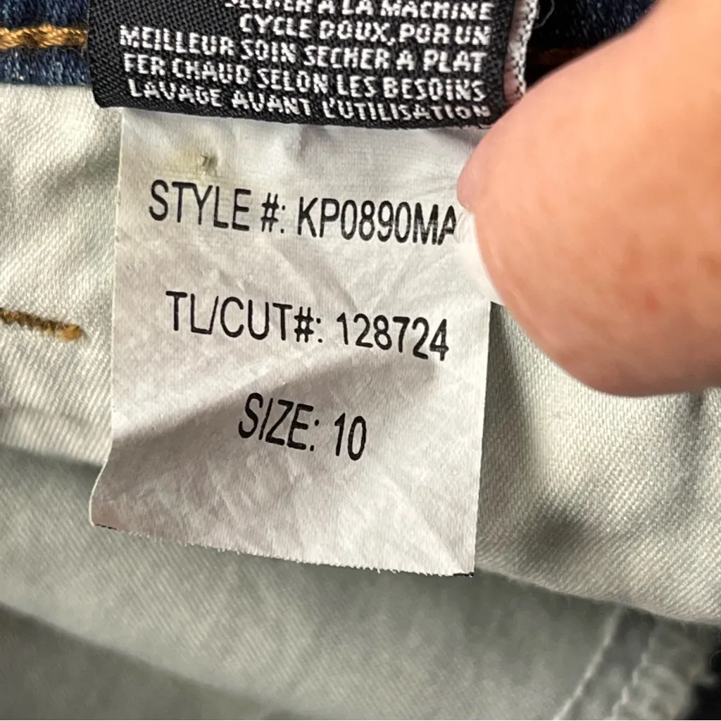 Kut From the Kloth Mia Fab Ab Toothpick Skinny Jean Women Size 10 Blue Denim NEW - Image 8