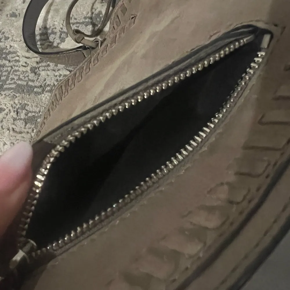 Rebecca Minkoff Green Suede Vanity Crossbody Saddle Bag - Image 8