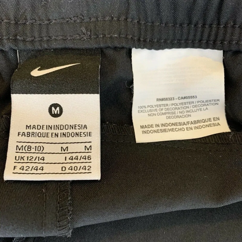 Nike Black Track Capri Pants Medium - Image 3